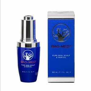 NEW - Therapro Mediceuticals BAO-MED  Pure Skin, Scalp and Hair Oil - 1oz (30ML)